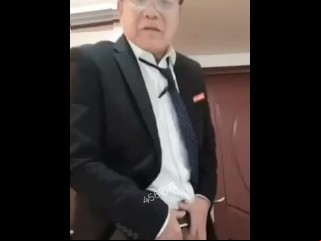 Chinese Aged Alms-man Masturbation